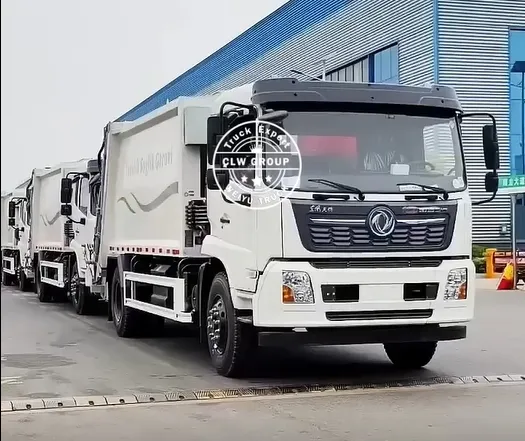 Dongfeng 6 Cbm Мусороуплотнитель Машины для удаления отходов для управления муниципальными отходами