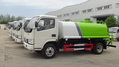 Dongfeng 4X2 3 тонны/4 тонны/5 тонн Автоцистерна для воды Автозаправщик Дорожный спринклер Автоцистерна Поливная машина с водяной пушкой Городской чистый грузовик